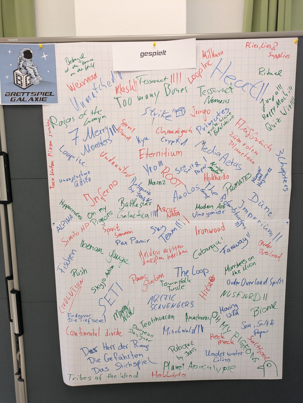 Das vierte BSG-Brettspielwochenende